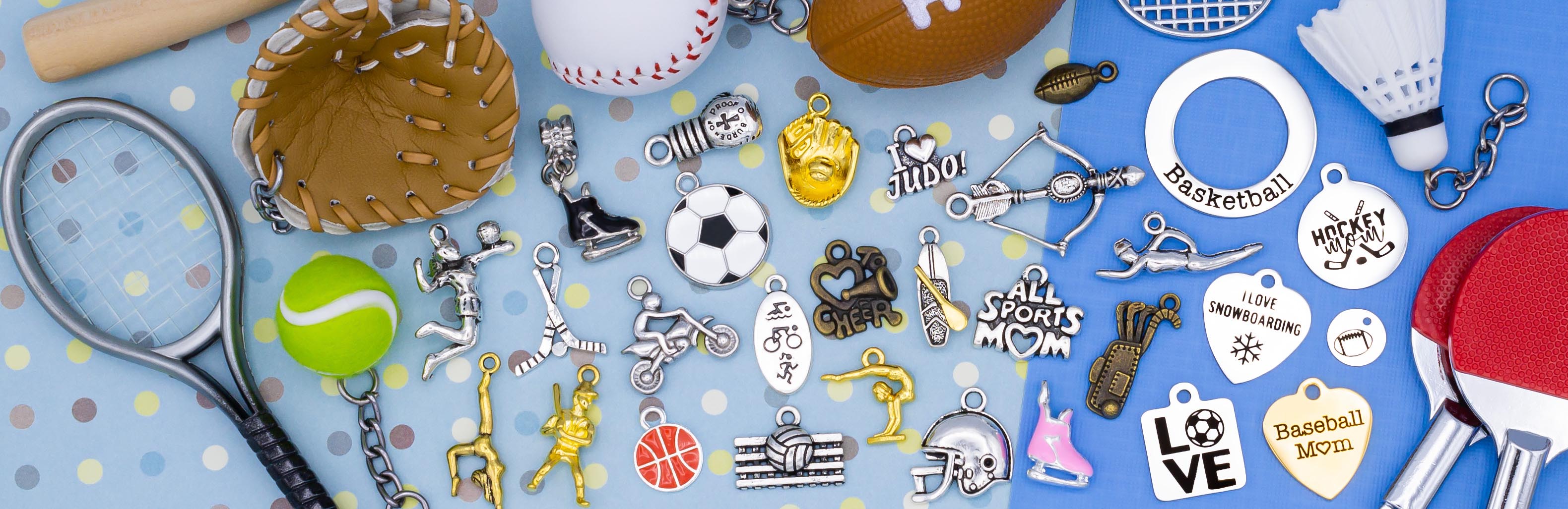 Sports Charms and Pendants
