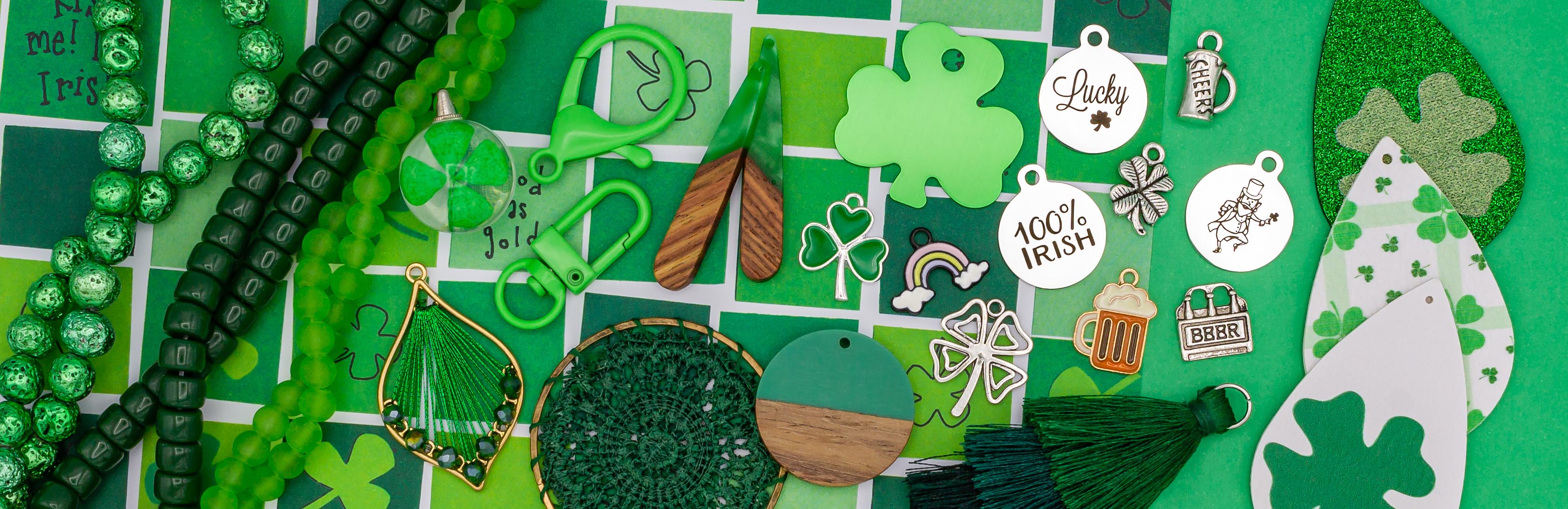 Charms and Pendants for St Patrick's Day