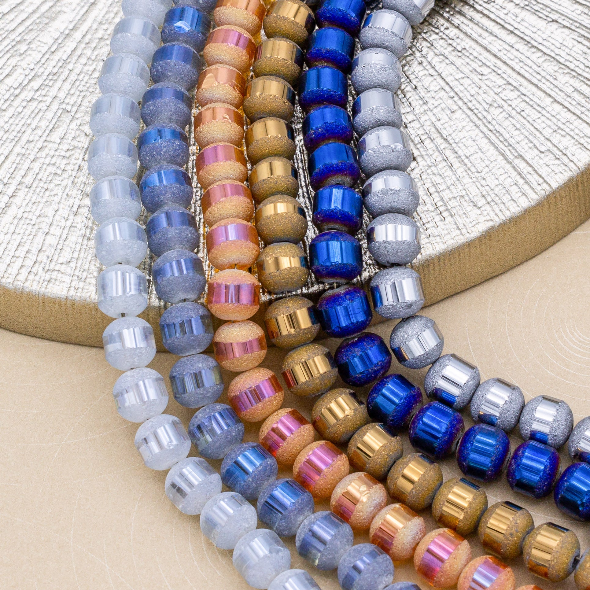 Electroplated Beads for Jewelry Making