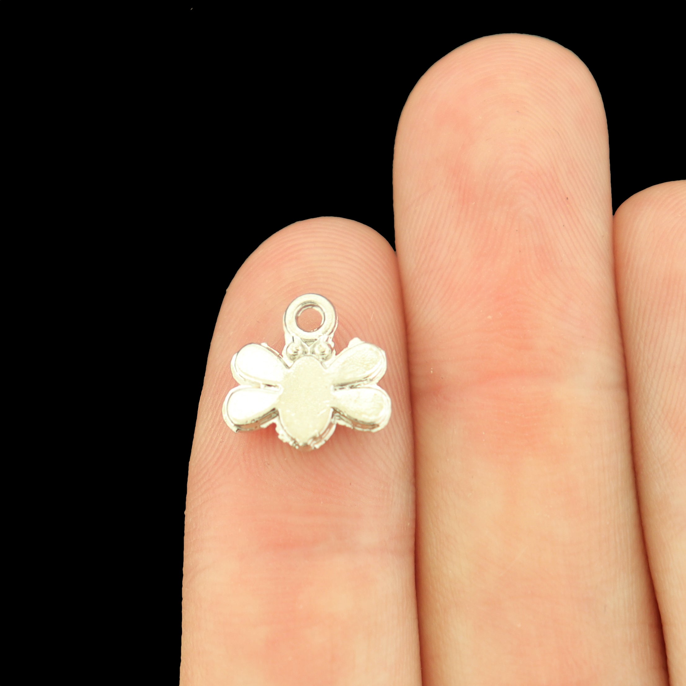 10 Bee Enamel Charms - Choose Your Tone