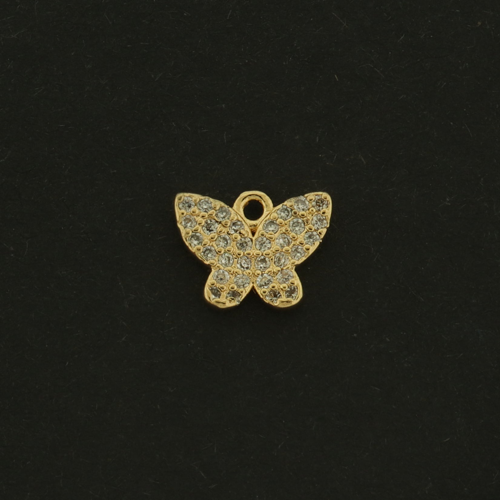 Breloque papillon 14 carats - Plaqué or 14 carats - Choisissez Pendentif ou Connecteur !