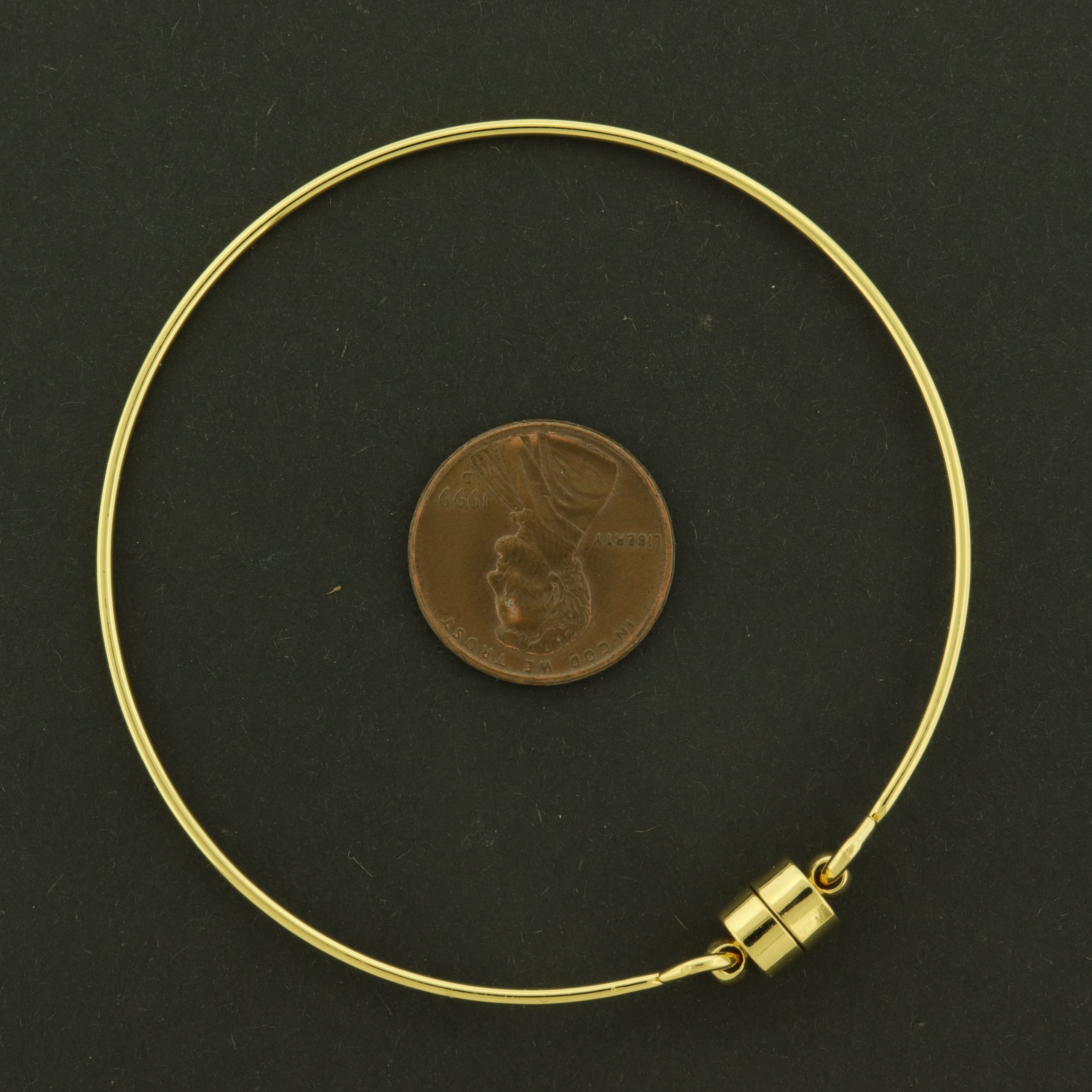 14k Gold Plated Magnetic Bracelet - 60mm - Choose Your Tone & Type!