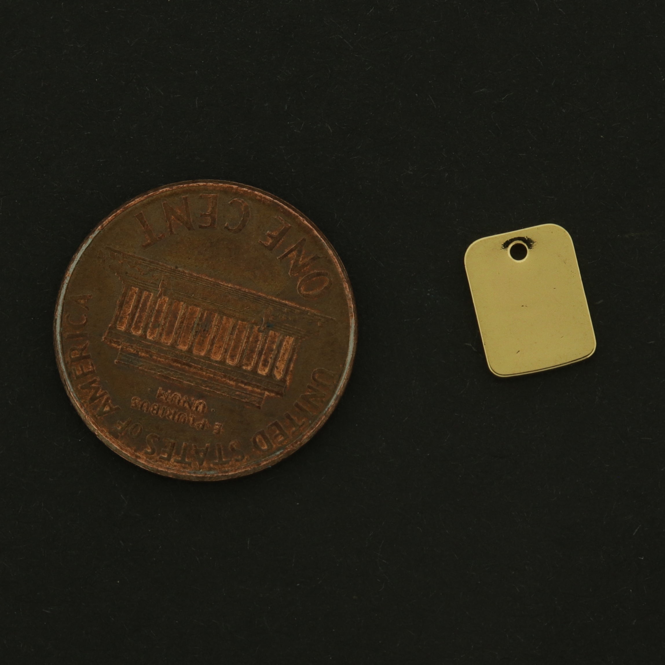 14k Good Luck Charm - 4 Charms - 14k Gold Plated - GLD829