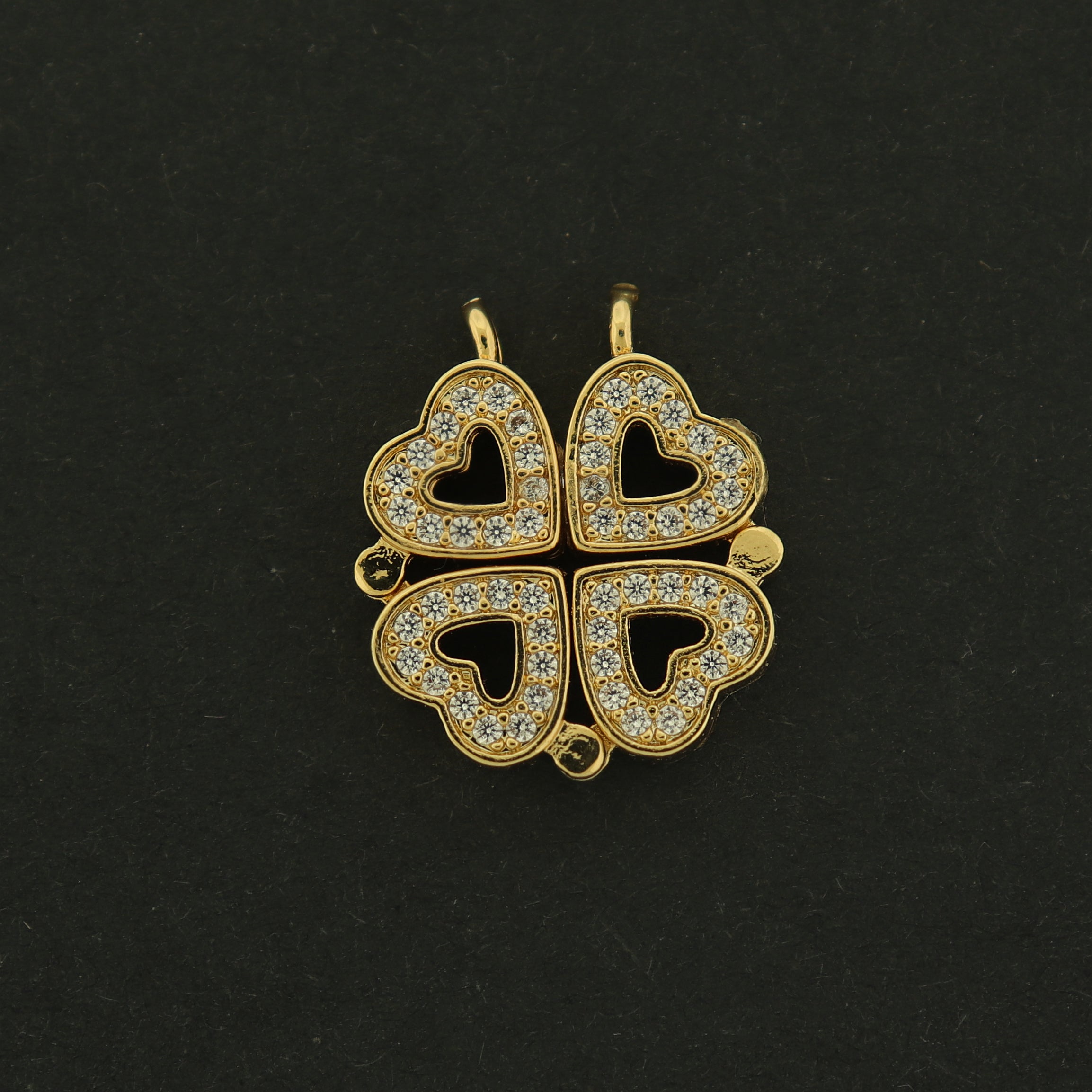 14k Heart Connector - Choose Your Color - 14k Gold Filled