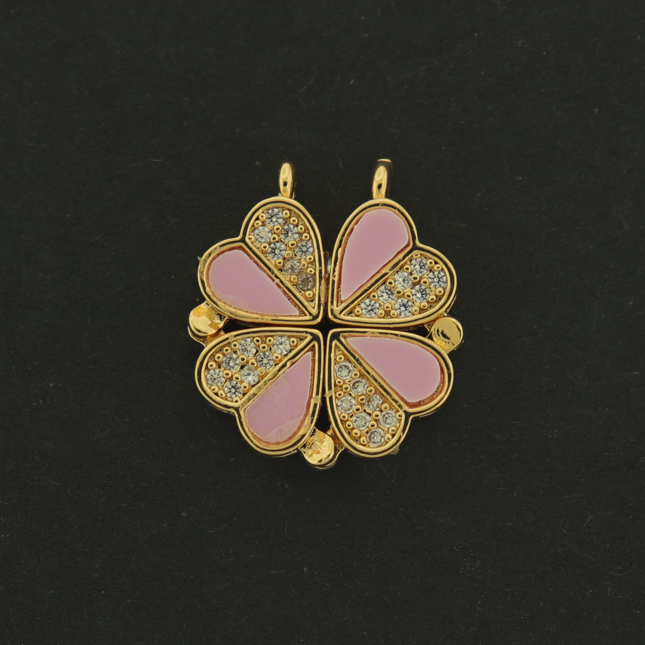 14k Heart Connector - Choose Your Color - 14k Gold Filled