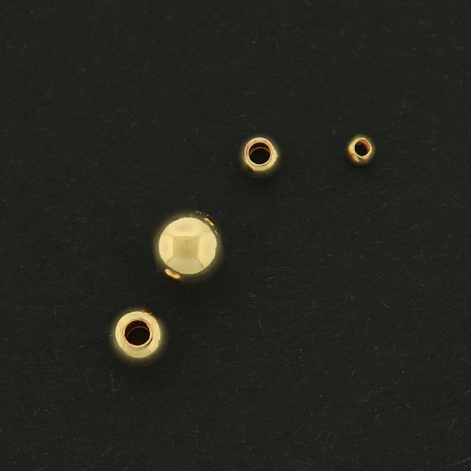 14k Spacer Beads - 100 Beads - 14k Gold Plated