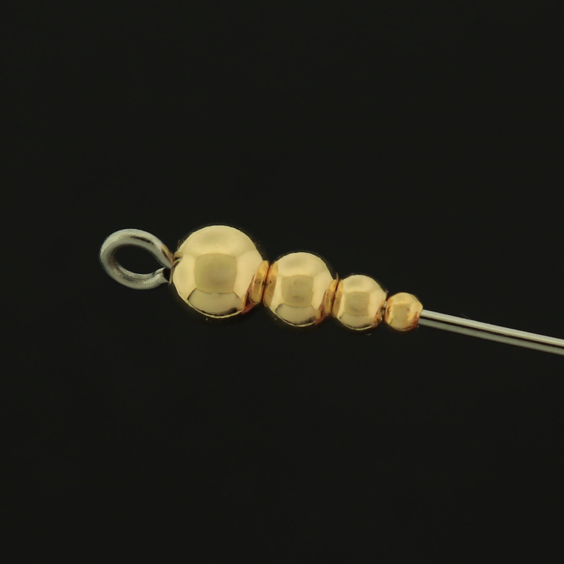14k Spacer Beads - 100 Beads - 14k Gold Plated