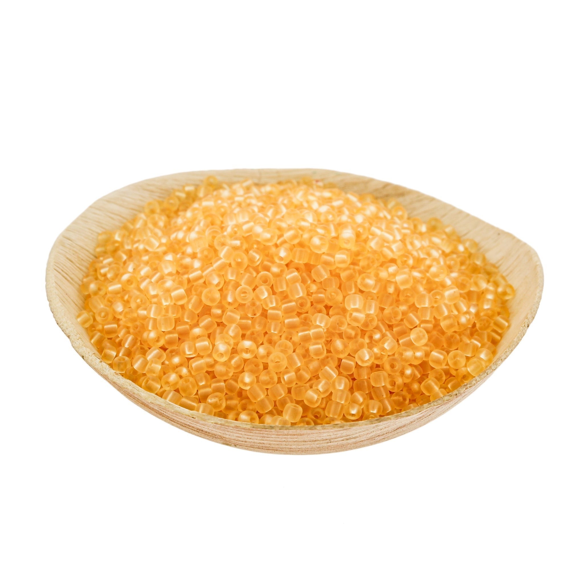 1600 Transparent Seed Glass Beads - 8/0 3mm - 50 grams - Choose Your Color!