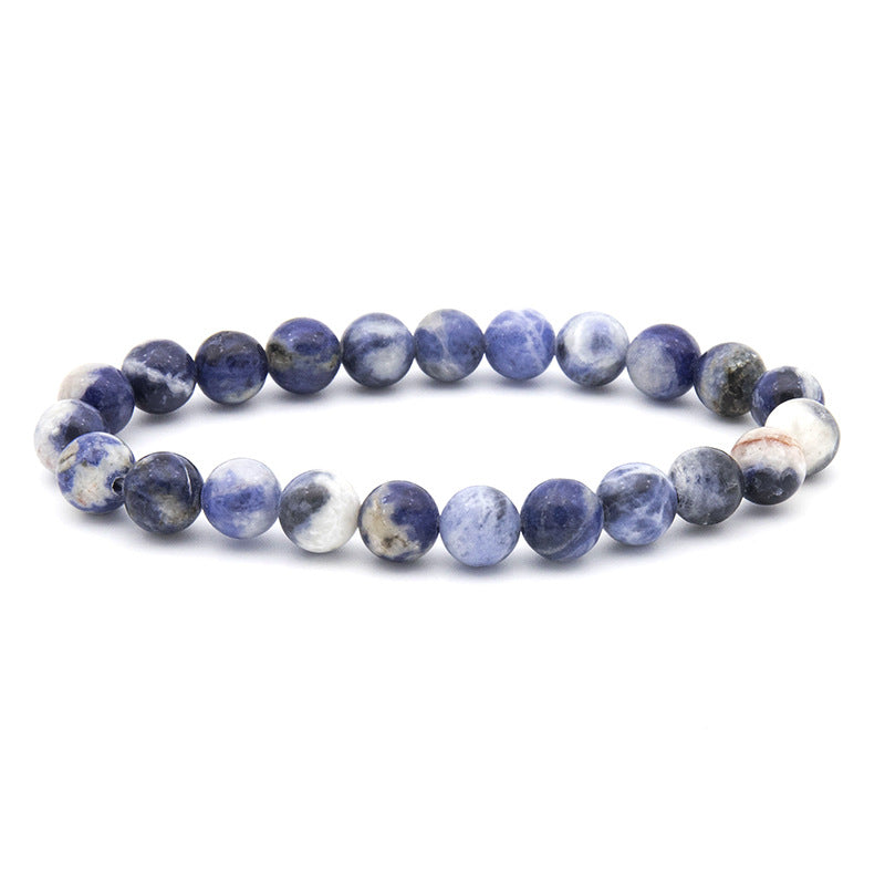 Polished Gemstone Beaded Bracelets - 8mm - Elastic - Choose from 17 Gemstones!