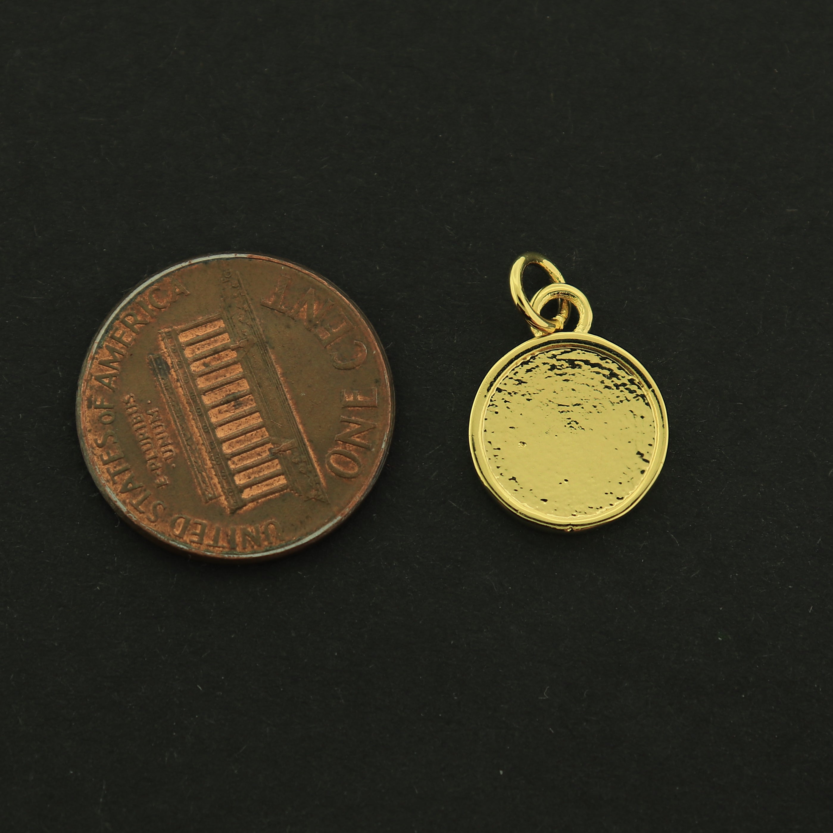 18k Compass Charm - Travel Pendant - 18k Gold Plated - Choose Gold or White Gold Plated!