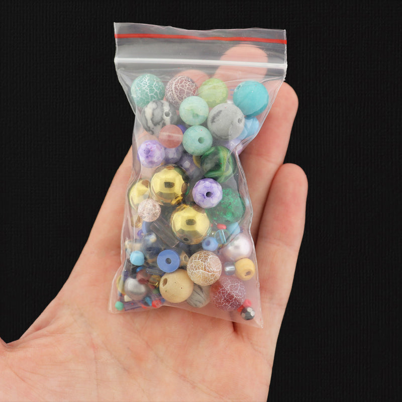 OVERSTOCK Bead Grab Bag - Choose Your Size - Less Than Wholesale Cost 90% Off - GRAB007