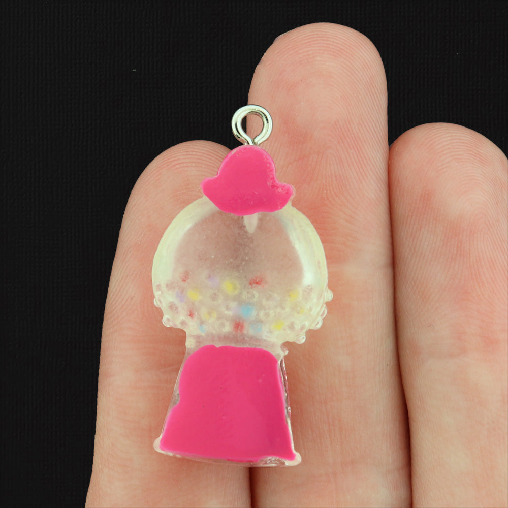 2 Breloques en résine 3D "Candy Machine" - Choisissez votre couleur !