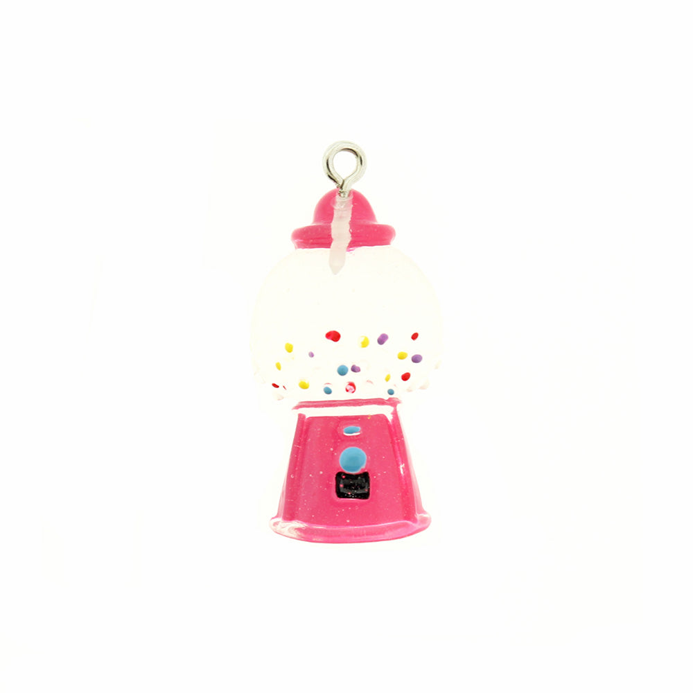 2 Breloques en résine 3D "Candy Machine" - Choisissez votre couleur !