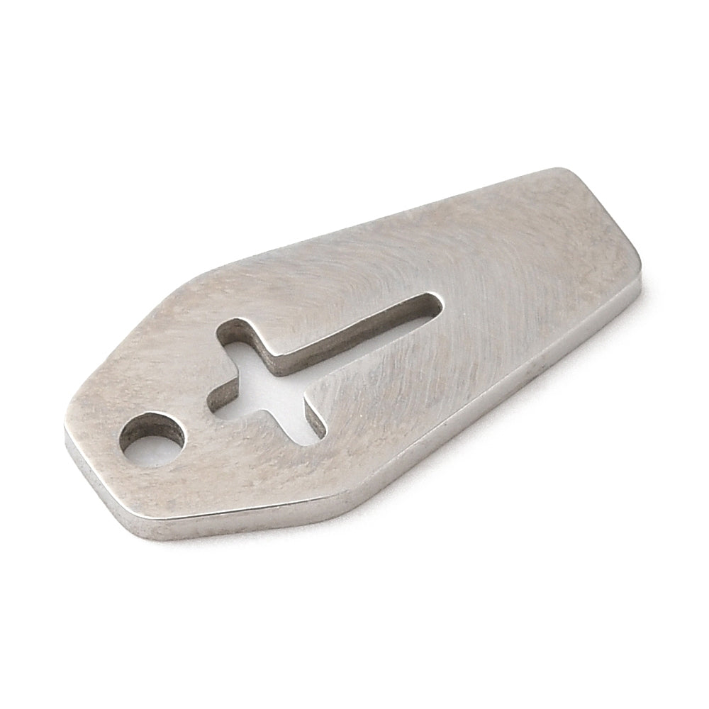 2 Coffin Stainless Steel Charms - Choose Your Color!