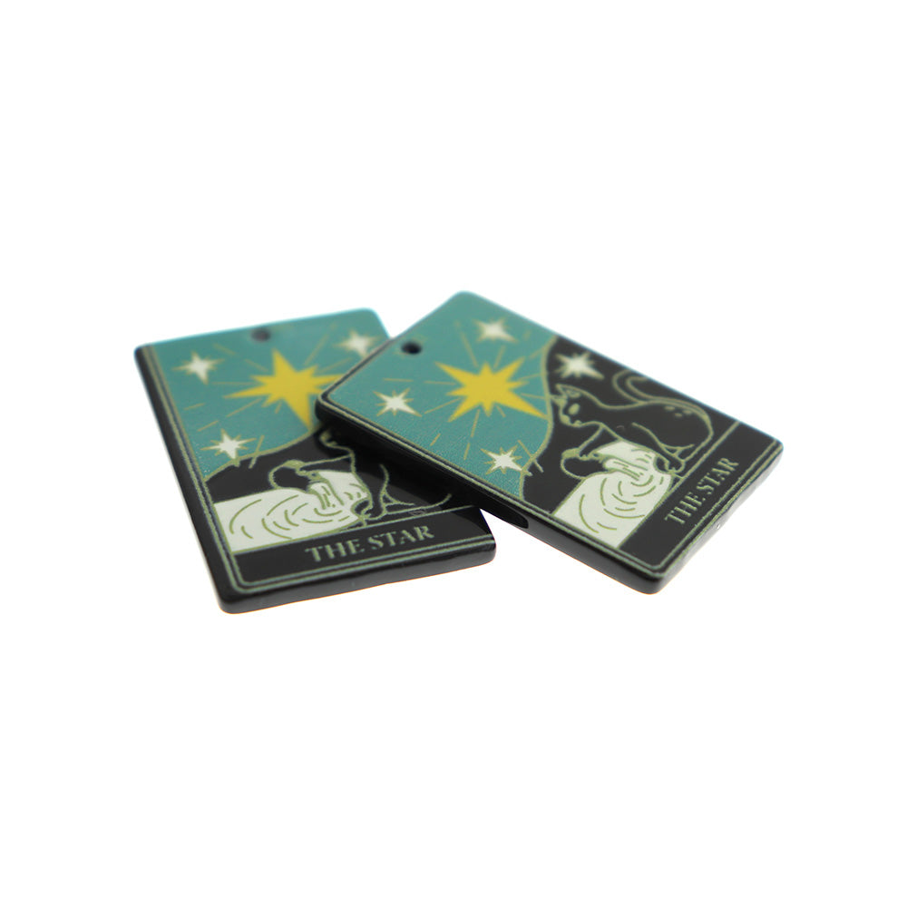 2 Tarot Card Acrylic Charms - Choose Your Card!