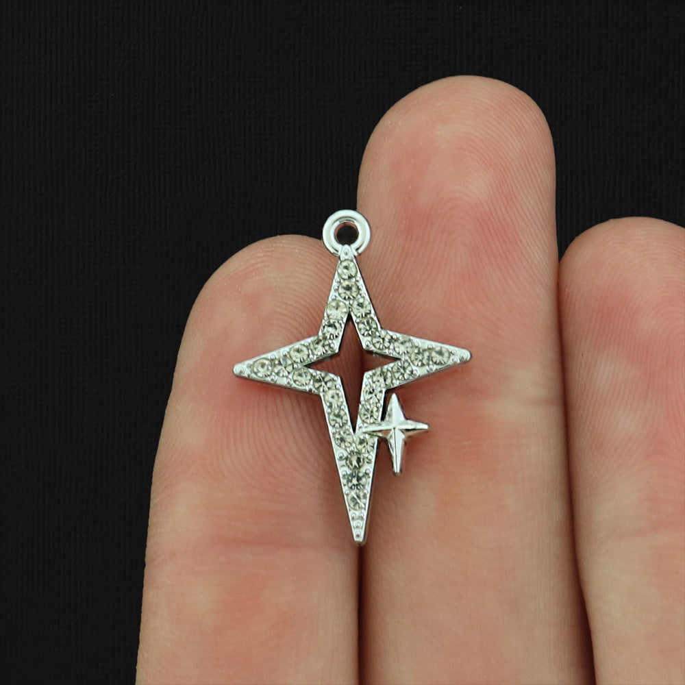 4 North Star Charms - Choose Your Tone