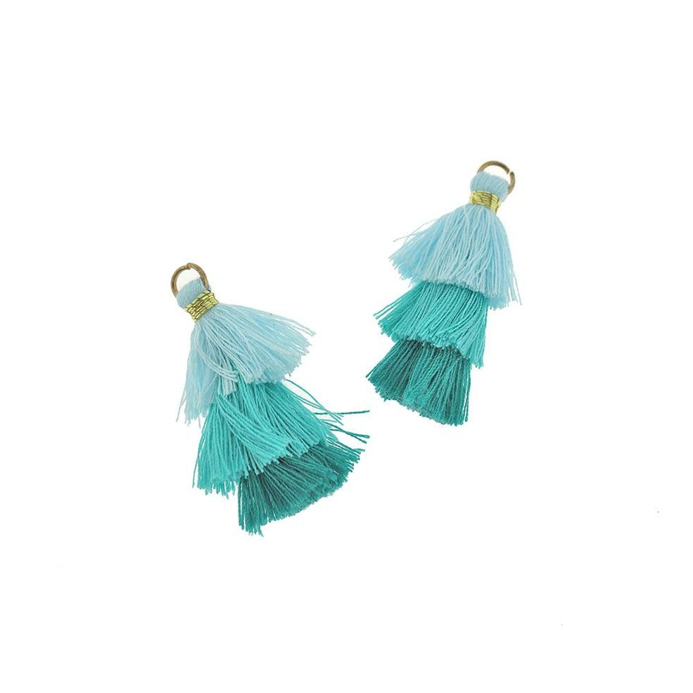 4 Polycotton Tassels - Multicolor Styles - 40mm - Choose Your Style!