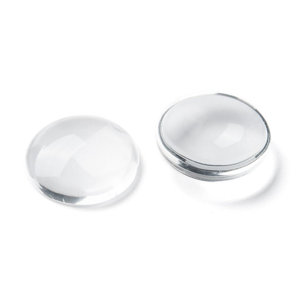 25 cabochons dôme en verre à sceller - Choisissez votre taille !
