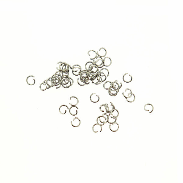 Stainless Steel Jump Rings 3mm - Open 26 Gauge - 100 Rings - SS023