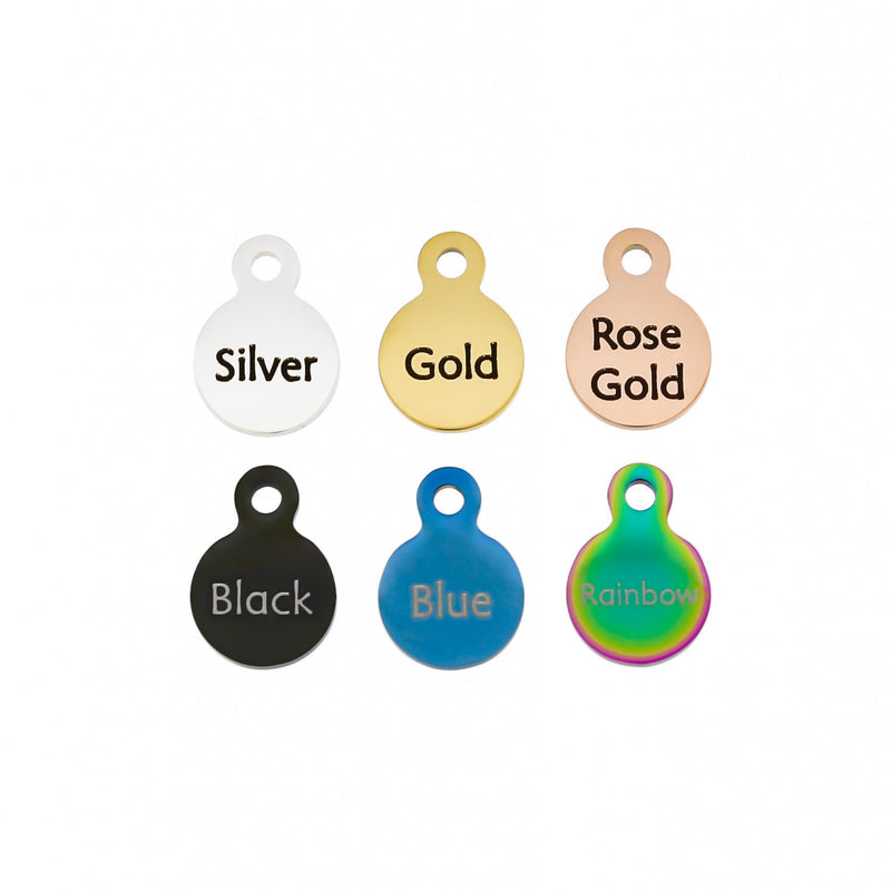 Not All Who Wander Are Lost Stainless Steel 10mm Loop Charms - BFS006-8035