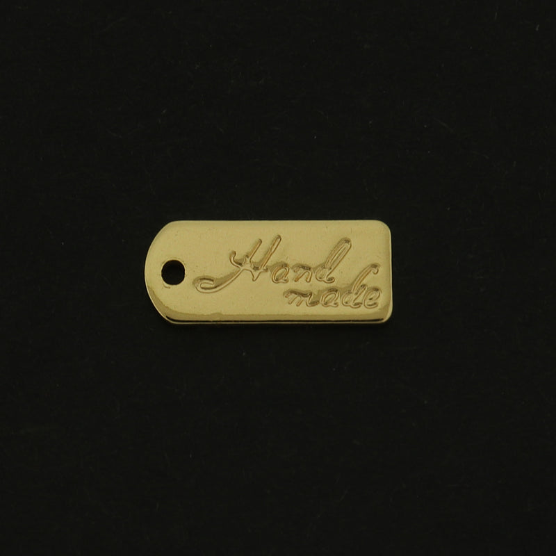 14k Hand Made Charm - 4 Charms - 14k Gold Plated - GLD830