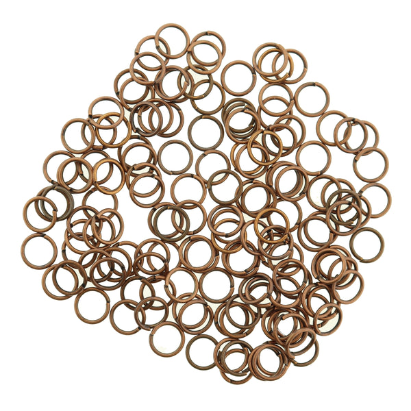 Copper Tone Jump Rings 6mm x 0.7mm - Open 21 Gauge - 500 Rings - J074