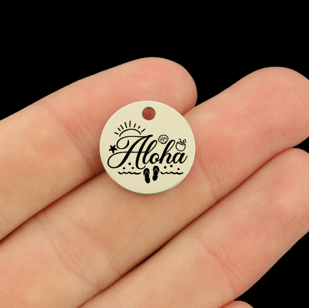 Aloha Stainless Steel Charms - BFS042-8633