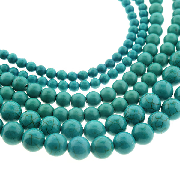 Perles rondes en dentelle naturelle Agate 6mm -12mm - Choisissez votre taille - Marbre violet améthyste - 1 brin complet de 15,5" - BD1862