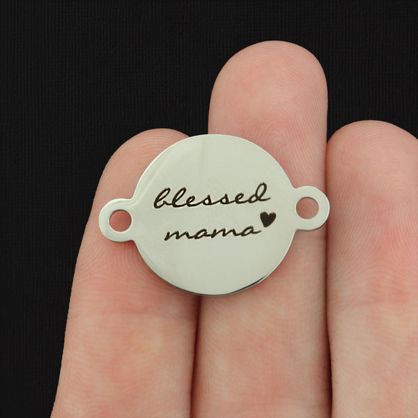 Blessed Mama Stainless Steel Charms - BFS027-2736