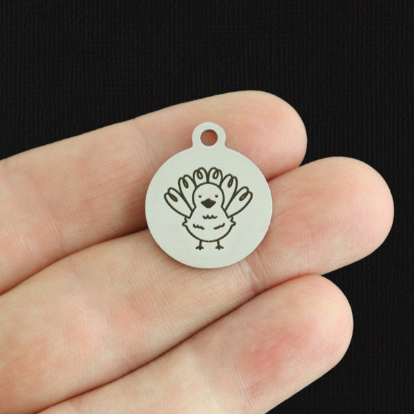 Turkey Stainless Steel Charms - BFS001-7955