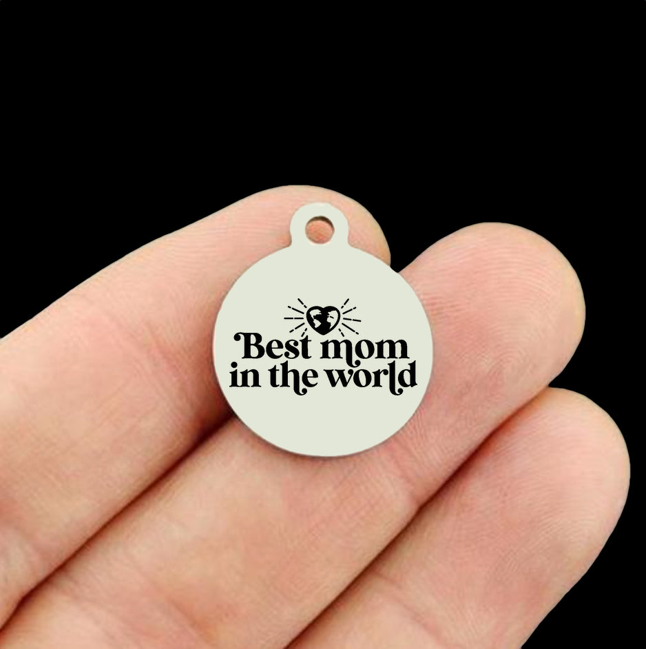 Best Mom Stainless Steel Charms - BFS001-8559