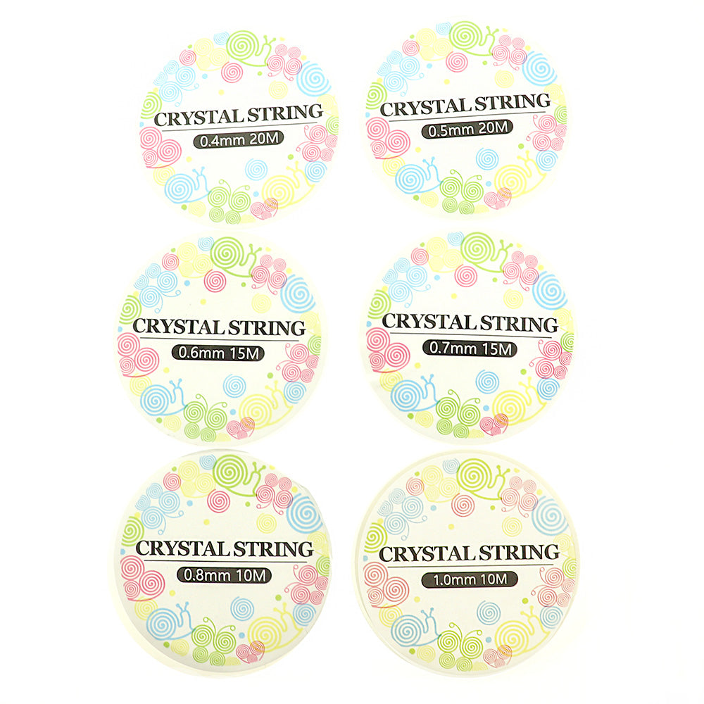 Élastique transparent pour perles en vrac 32 pieds - 1 mm - Z175