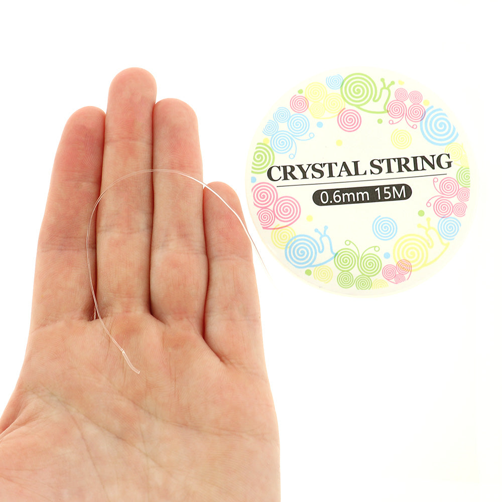 Élastique transparent pour perles en vrac 32 pieds - 1 mm - Z175