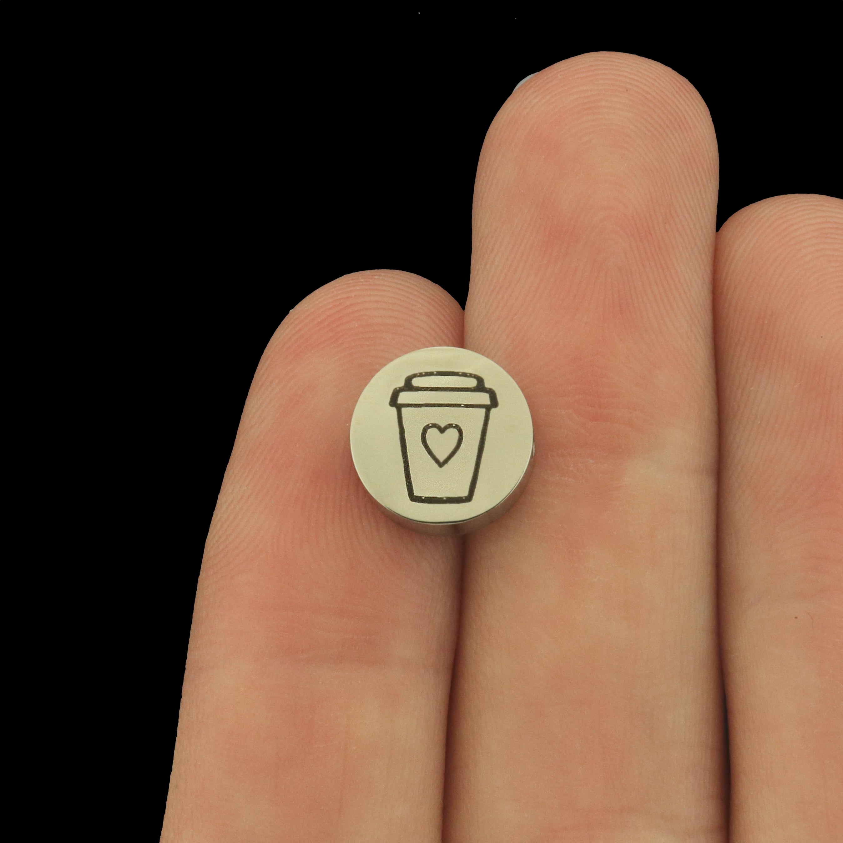 Coffee Stainless Steel Beads - Choose Your Size - BFS034S-8311