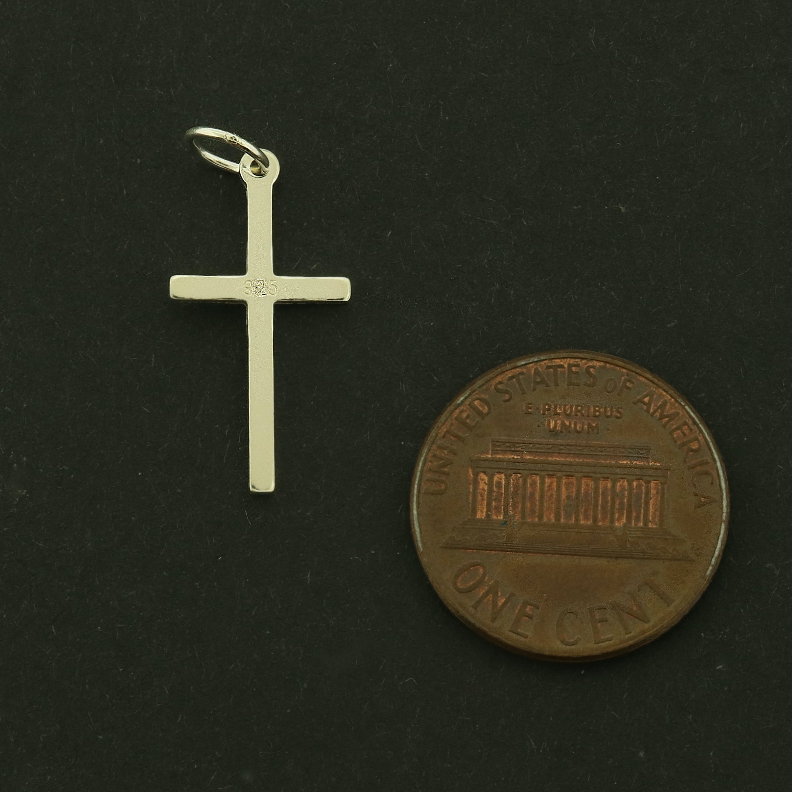 Cross Sterling Silver Charms - Religious Pendant - ST023