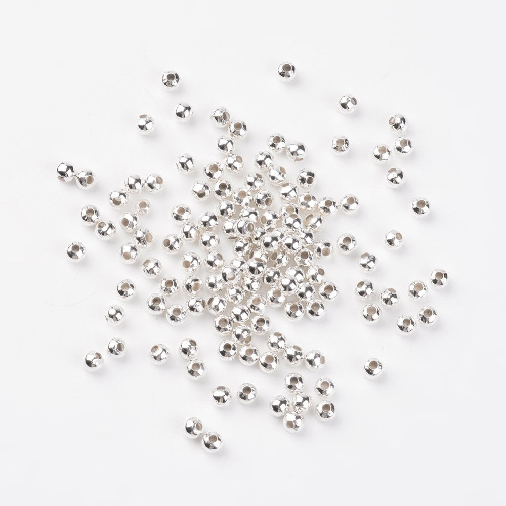 500 Round Spacer Beads 4mm x 4mm - Choose Your Tone!