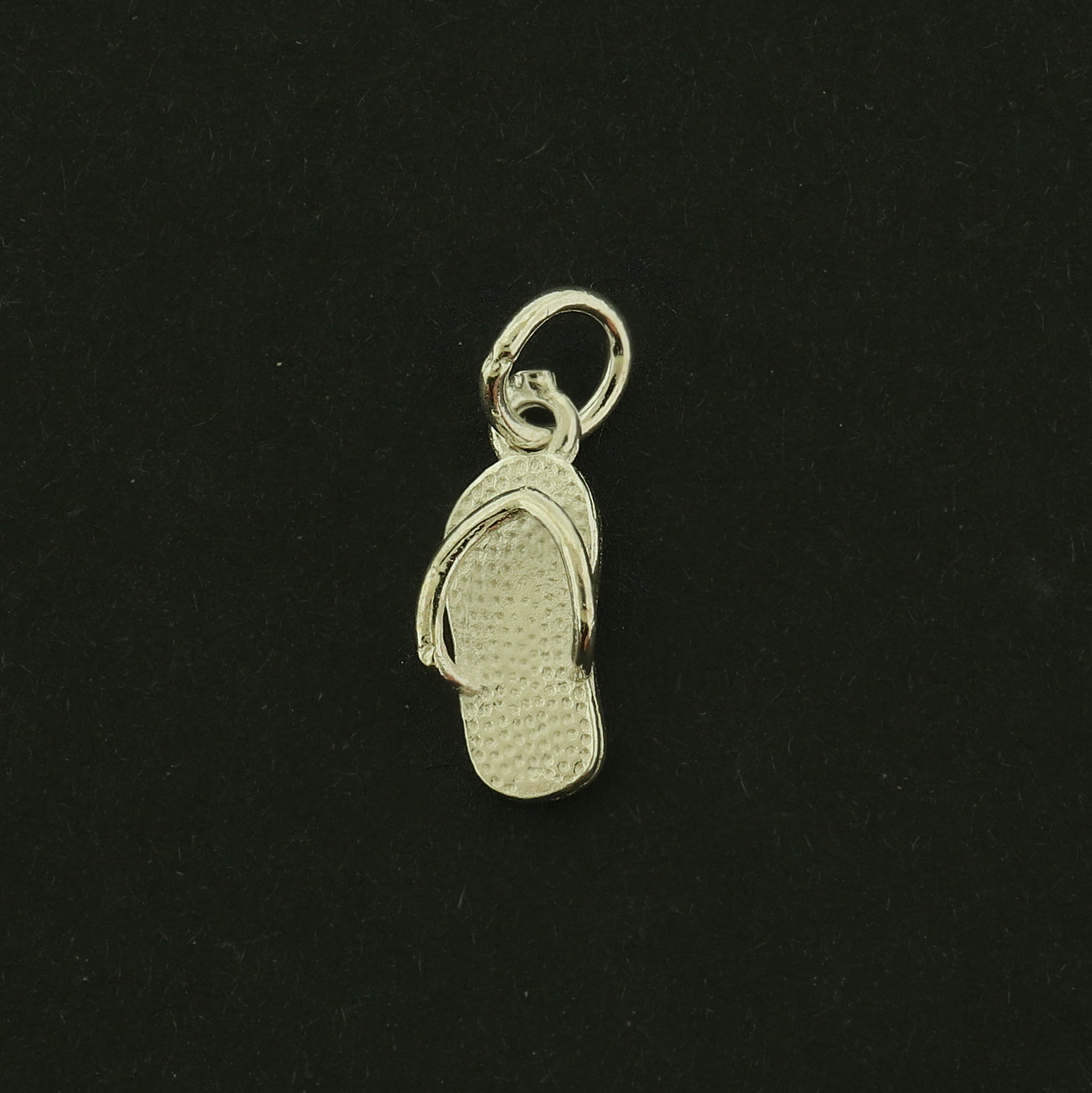 Flip Flop Sterling Silver Charm - Beach Pendant - ST088