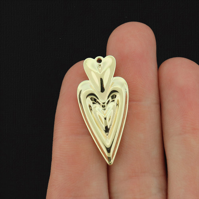 Heart Plated Copper Charm - Choose Your Tone