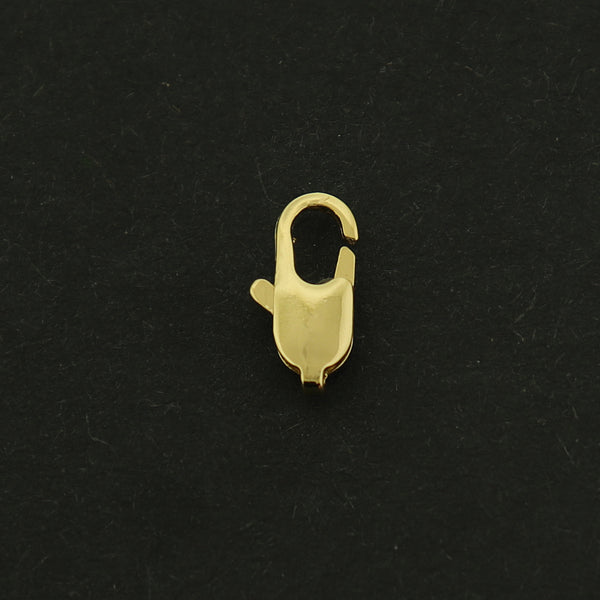 14k Lobster Clasp - 2 Square Style Clasp - 14k Gold Plated Brass - GLD346