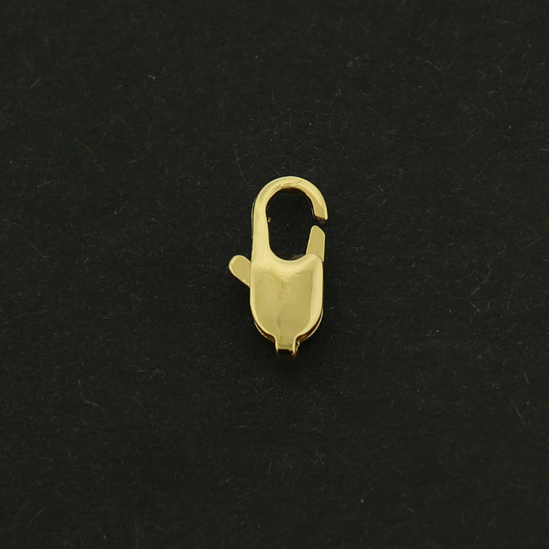 14k Lobster Clasp - 2 Square Style Clasp - 14k Gold Plated Brass - GLD346