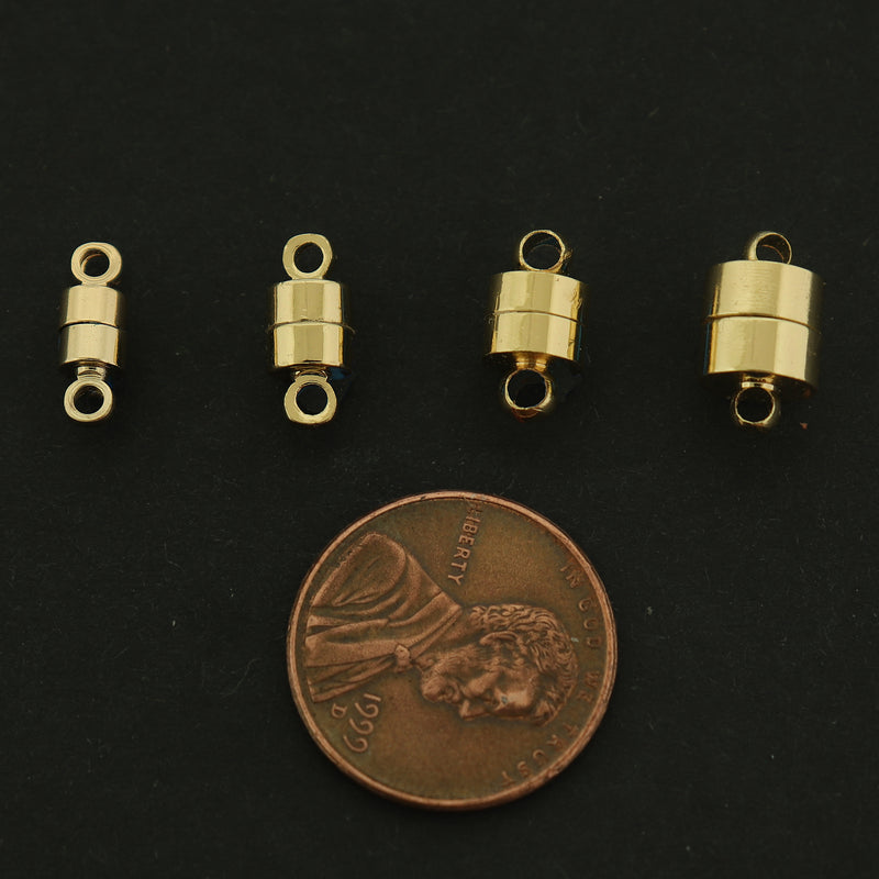 14k Magnetic Clasps - 2 Clasps - 14k Gold Filled - Choose Your Size