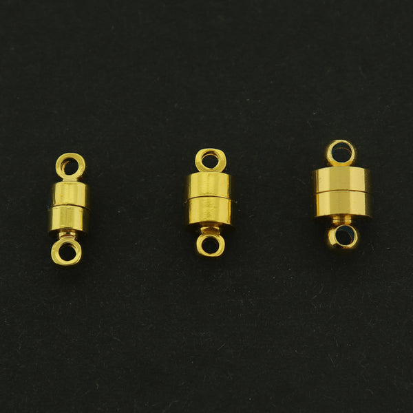 18k Magnetic Clasps - 2 Clasps - 18k Gold Filled - Choose Your Size