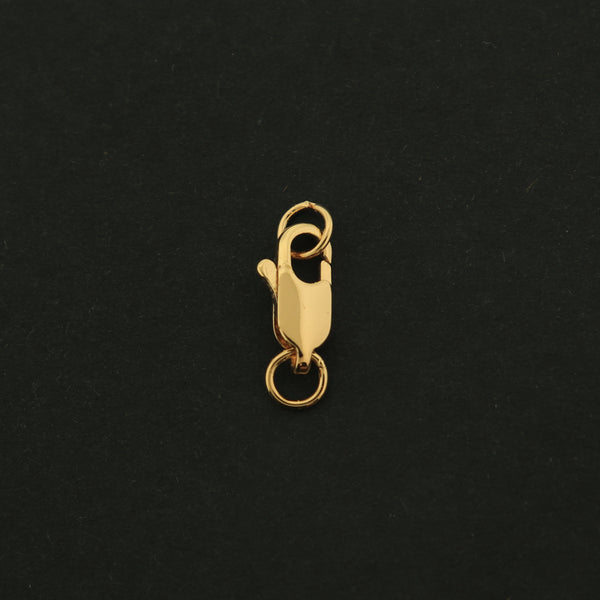 14k Lobster Clasp -  5 Clasps - 14k Gold Plated Brass - GLD391