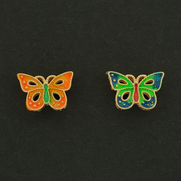 14k Butterfly Bead - Choose Your Color - 14k Gold Filled