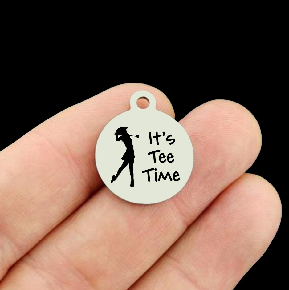 Golf Stainless Steel Charms - BFS001-8528