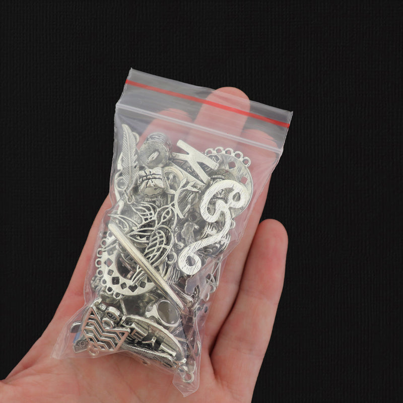 LIQUIDATION Metal Charm Grab Bag - Choose Your Tone -  Less Than Wholesale Cost 90% Off - GRAB004