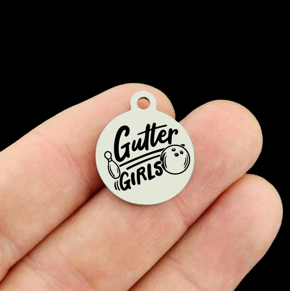 Gutter Girls Bowling Stainless Steel Charms - BFS001-8759