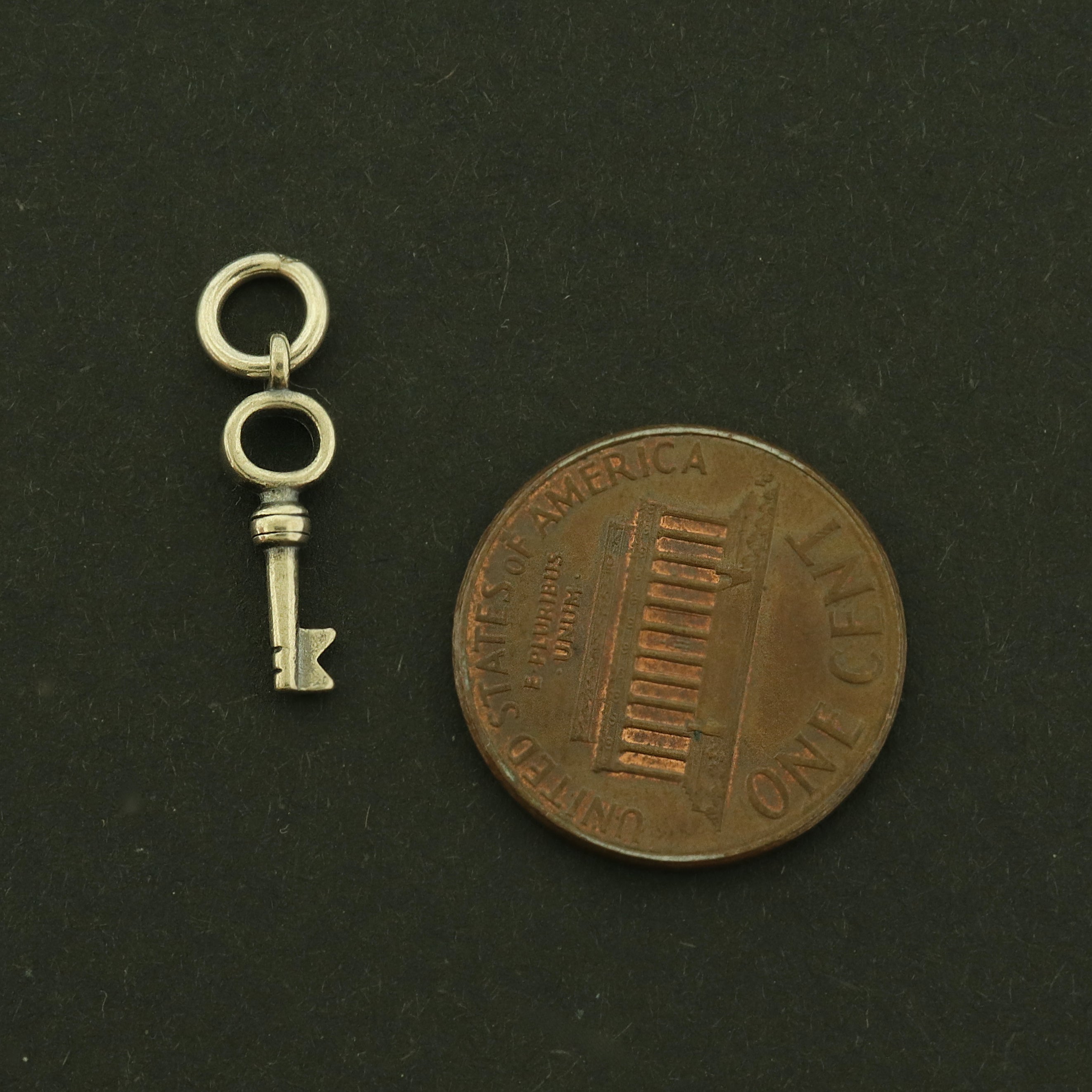 Key Sterling Silver Charm - Key Pendant - ST080