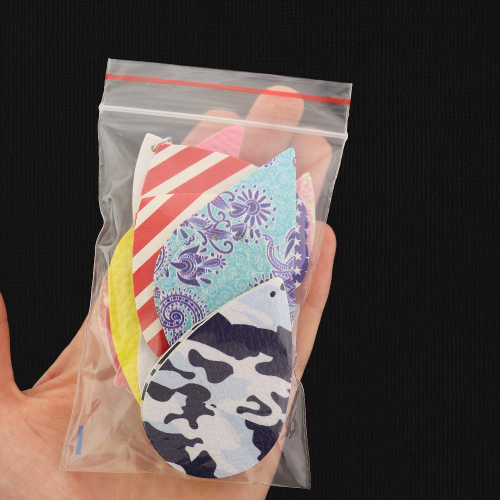 LIQUIDATION Leather Pendants Assorted Grab Bag - 5 or 20 Pairs - Less Than Wholesale Cost 90% Off - GRAB015