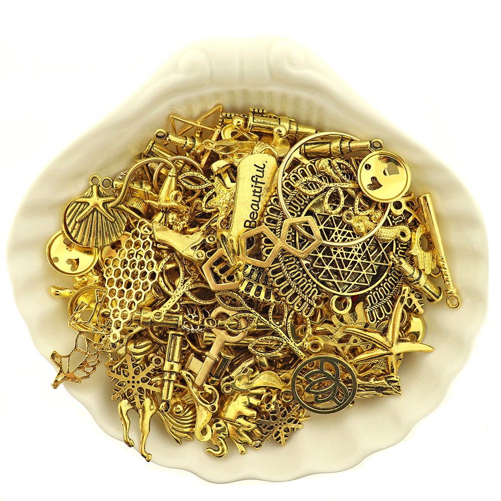 LIQUIDATION Metal Charm Grab Bag - Choose Your Tone -  Less Than Wholesale Cost 90% Off - GRAB004